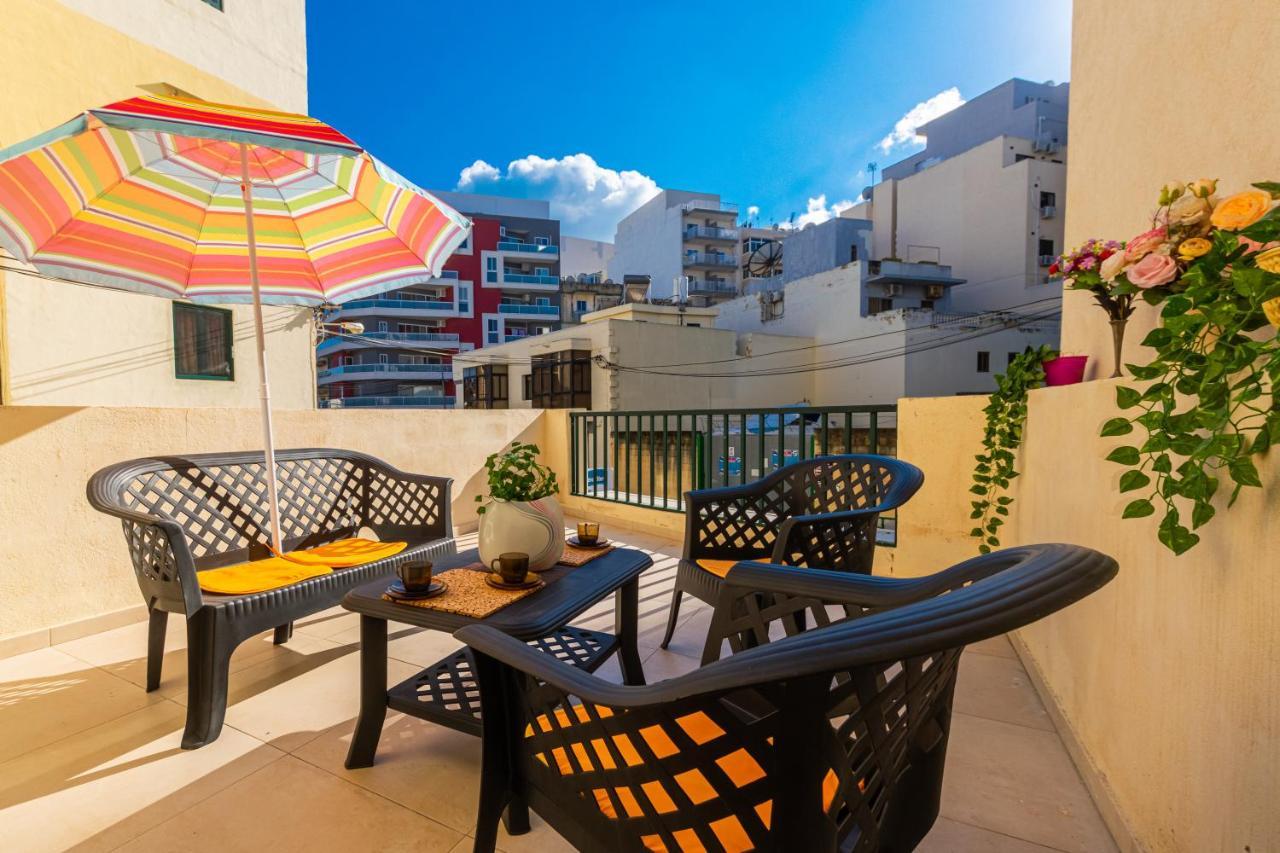 Traditional Maltese Apartment 3Bdr 2 Bth Terrace St. Paul's Bay Exterior photo